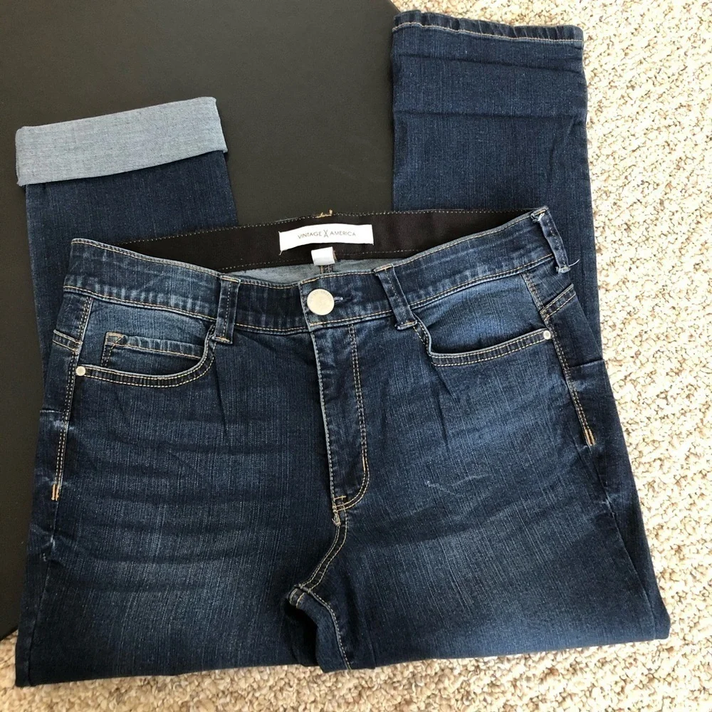 Vintage America Stretch Waist 5 Pocket, Like New